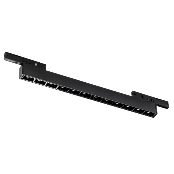 266637 Светильник 24V д/1-фазн трека LINEA LED 12W 1100LM 36G ЧЕРНЫЙ 3000K