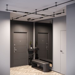 Esthetic Magnetic Декоративная стойка с вводом питания (с местом под блок питания) 124 мм 85140/00