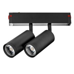 205507 Светильник д/1-фазн трека TETA APP LED 2х9W 1560LM COB 24G ЧЕРНЫЙ PRO 3000-6000K DIM