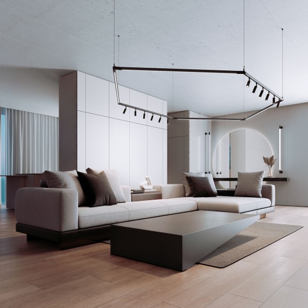 Module System Трековый светильник 24W 3000K (черный) 85178/01