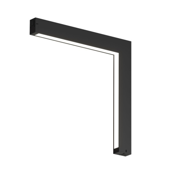 DK8015-BK Угловой трековый светильник SMART LINEAR со светодиодом, L312*312, 220V, 18W, 3000-6000К, IP20, черный, алюминий