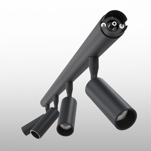 Module System Трековый светильник 18W 3000K (черный) 85177/01