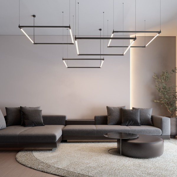 Module System Трековый светильник 24W 3000K (черный) 85176/01