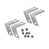 ST001.179.00 Уголок 90° горизонтальный к-т (4 соединителя+8 винтов) для ST001.129.00 ST-Luce Серебри BASE