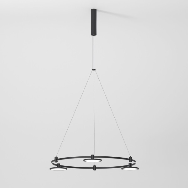 Esthetic Magnetic Шинопровод с тросовыми креплениями Round черный ⌀800 85138/00