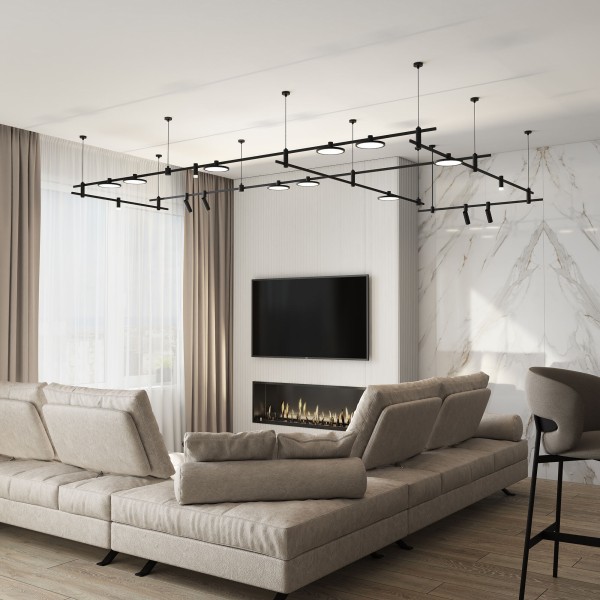 Esthetic Magnetic Трековый светильник 10W 3000K (чёрный) 85125/01