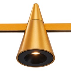 ST813.206.05 Магнитный трековый светильник FARM Золотистый LED 1*5W 3000K 272Lm Ra90 60 IP20 D70xH11 FARM