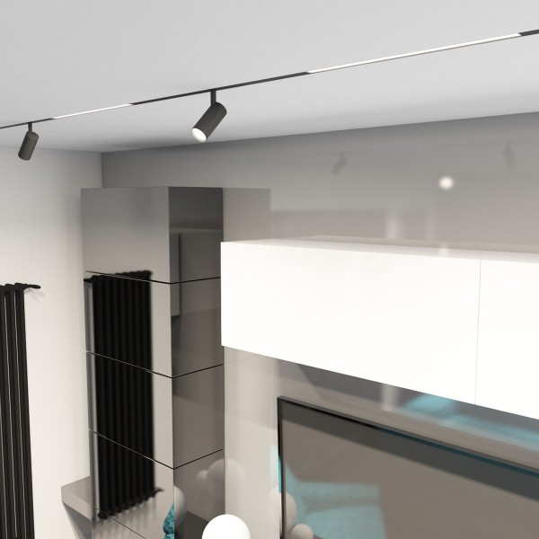 DK8010-BK Акцентный светильник SMART SPOT 9W DIM 3000K-6000K черный