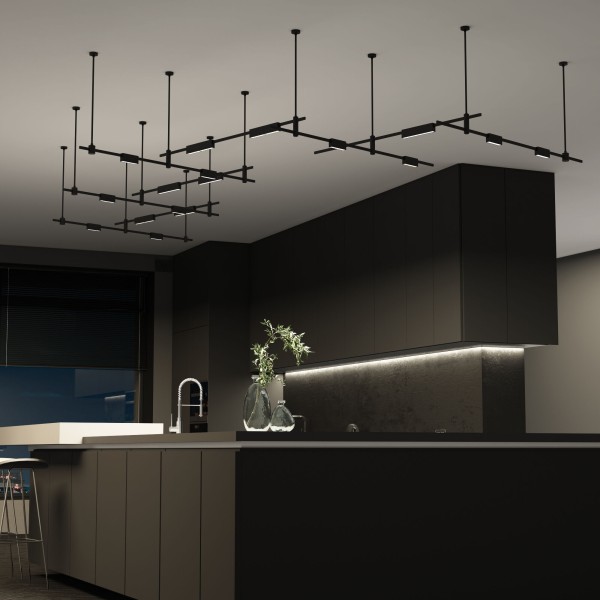 Esthetic Magnetic Трековый светильник 6W 3000K (чёрный) 85122/01