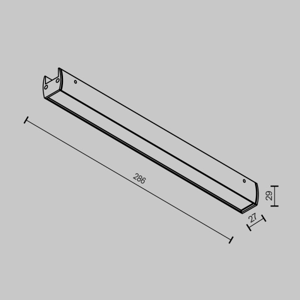 Трековый светильник Technical TR161-1-16W3K-B