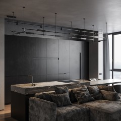 Esthetic Magnetic Трековый светильник 12W 3000K (чёрный) 85121/01