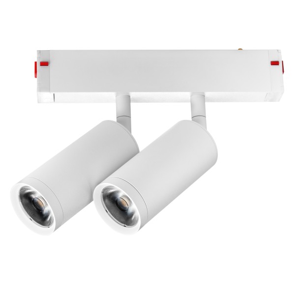 205506 Светильник д/1-фазн трека TETA  APP LED 2х9W 1560LM COB 24G БЕЛЫЙ PRO 3000-6000K DIM