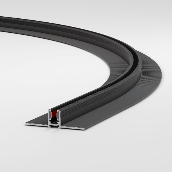 Mini Magnetic Шинопровод под ГКЛ 12,5мм черный Ø900 85220/00