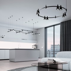 Esthetic Magnetic Трековый светильник 5W 3000K (чёрный) 85117/01