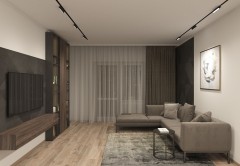 DK8009-BK Поворотный матовый светильни SMART 9W DIM 3000K-6000K черный