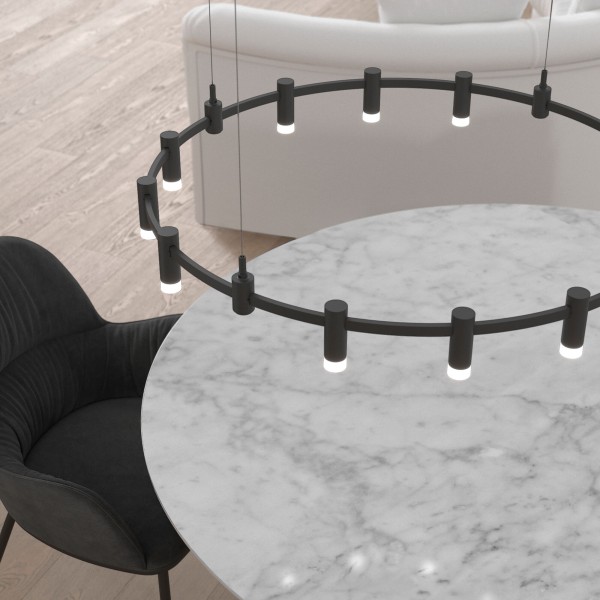 Esthetic Magnetic Трековый светильник 3W 3000K (чёрный) 85116/01