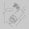 Трековый светильник Technical TR198-3-20W2.7K-Z-B