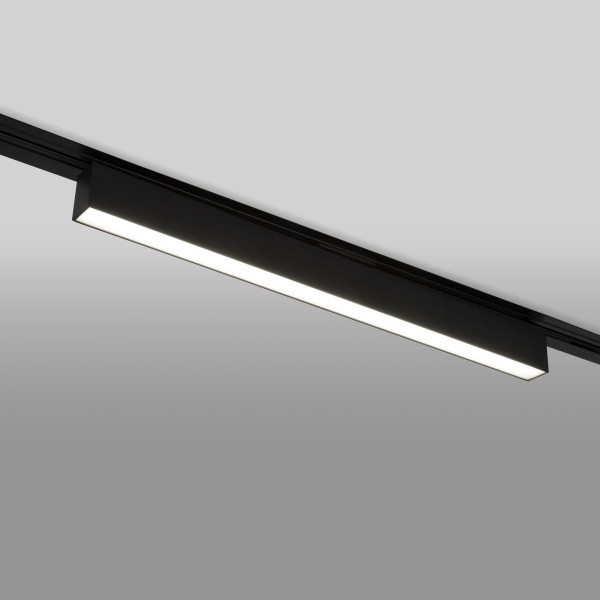 Трековый светодиодный светильник для однофазного шинопровода X-Line 20W 4200K черный матовый X-Line черный матовый 20W 4200K (LTB54) однофазный
