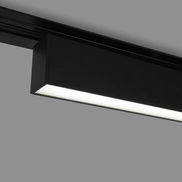 Трековый светодиодный светильник для однофазного шинопровода X-Line 20W 4200K черный матовый X-Line черный матовый 20W 4200K (LTB54) однофазный