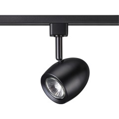 370547 PORT NT19 251 черный Светильник трековый однофазный трехжильный IP20 GU10 50W 230V VETERUM