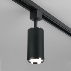 Трековый светильник для однофазного шинопровода Svit GU10 Черный/хром MRL 1013