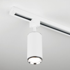 Трековый светильник для однофазного шинопровода Svit GU10 Белый/хром MRL 1013