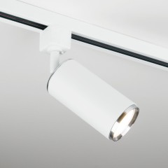 Трековый светильник для однофазного шинопровода Svit GU10 Белый/хром MRL 1013