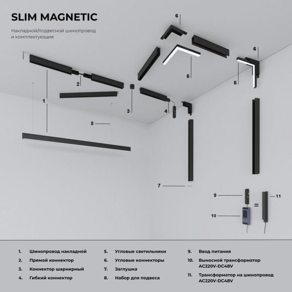 Slim Magnetic Блок питания 200W черный 95042/00 95042/00